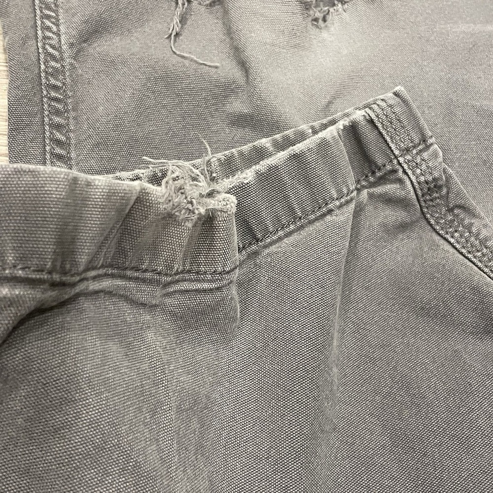 Carhartt Mens Carpenter Pants Distressed Work Holey Grungy Straight Leg 40 X30 - Picture 3 of 9